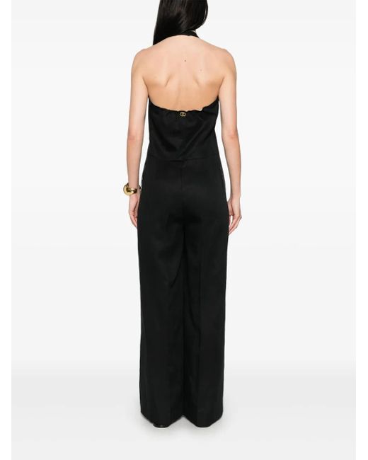 Twinset Black Halterneck Jumpsuit