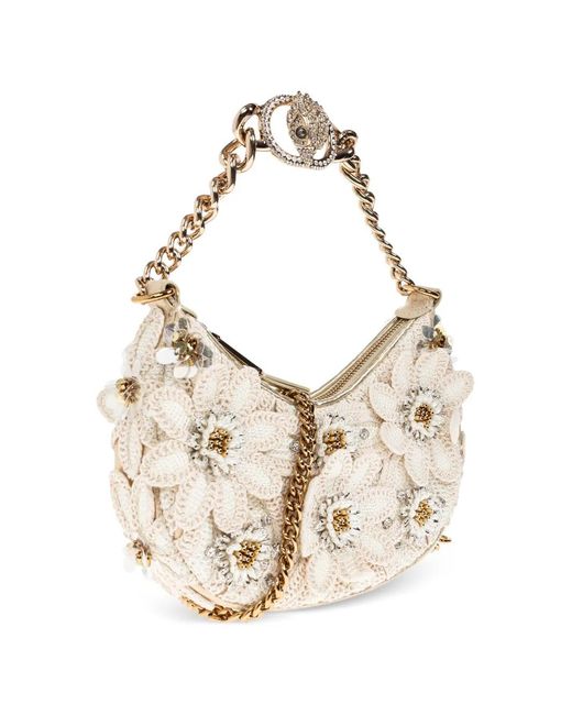 Kurt Geiger Natural Small Chelsea Chain Shoulder Bag