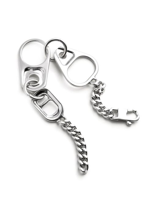 MM6 by Maison Margiela White Bottle Cap Chain Bracelet