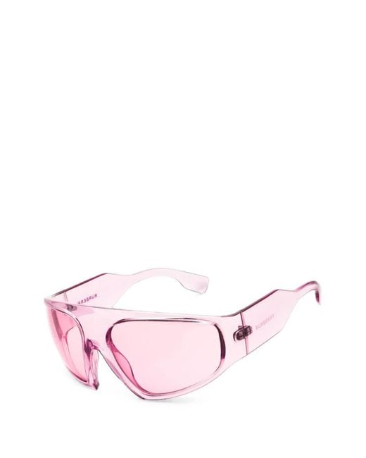 Burberry Pink Shield-Frame Sunglasses