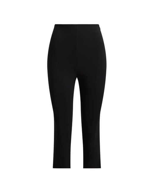 Ralph Lauren Black Skinny Cropped Trousers