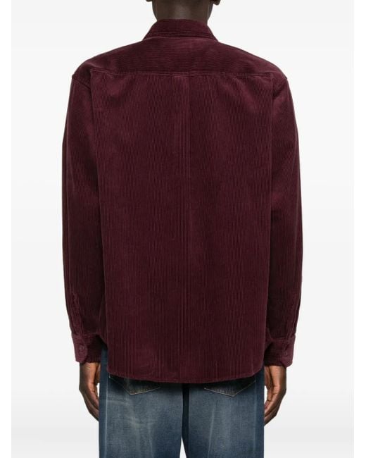 Carhartt Purple Corduroy Shirt for men