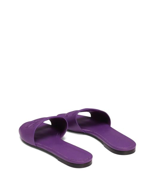Dolce & Gabbana Purple Slides