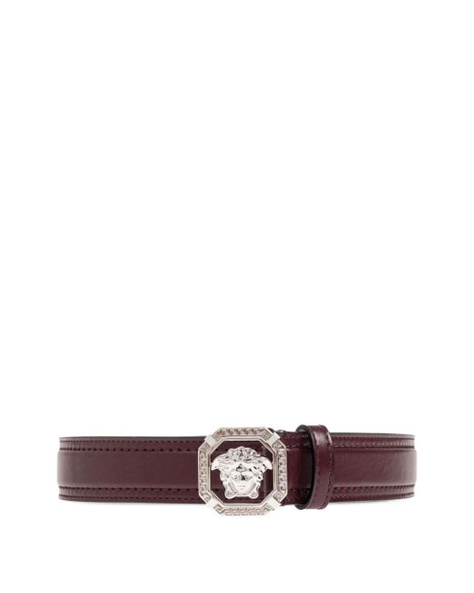 Ceinture En Cuir Versace pour homme en coloris Purple