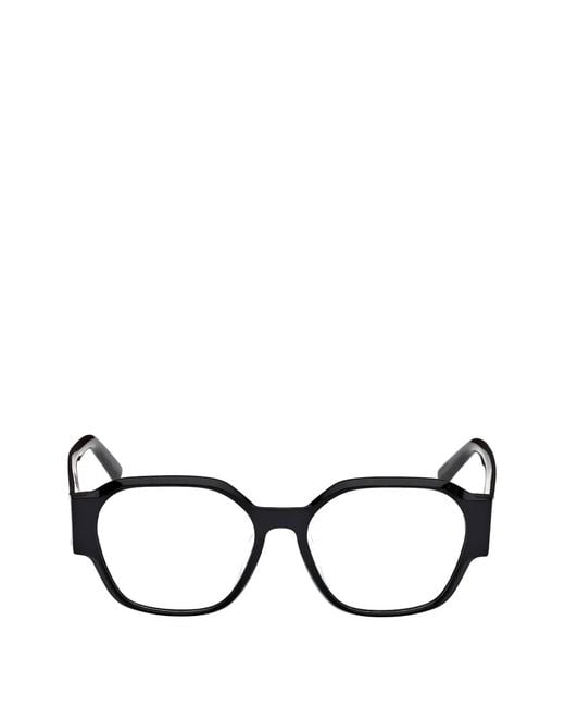 MCM Black Brille Mit Eckigem Gestell