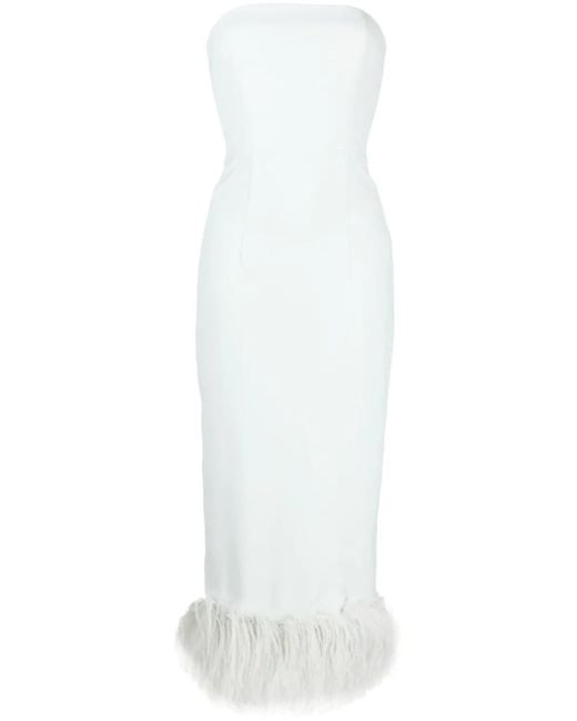 16Arlington Midi-Jurk Van Crêpe in het White