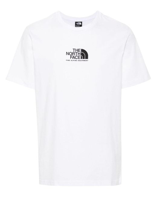 T-shirt fine alpine equipment tee 3 bianco in cotone di The North Face in White da Uomo