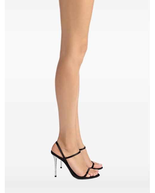 Giuseppe Zanotti Black Saphyra Open-Toe Sandals