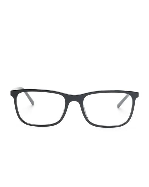 Dolce & Gabbana Black Rectangular-Frame Glasses for men