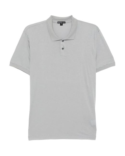 James Perse Gray Lotus Polo Shirt for men
