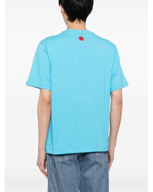 Camiseta con logo estampado ICECREAM de hombre de color Blue