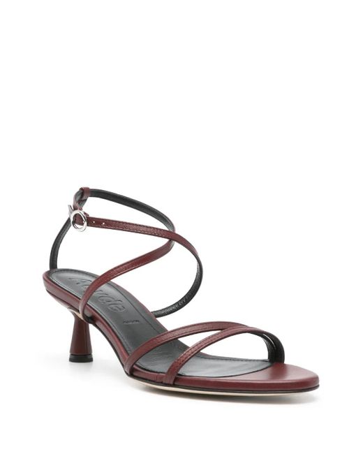 Aeyde Pink 50Mm Leather Sandals