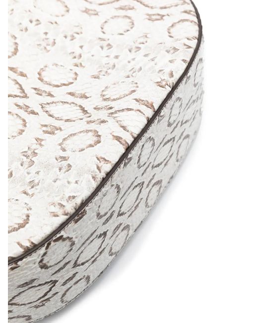 Lanvin White Cat Pm Cheetah-Print Tote Bag
