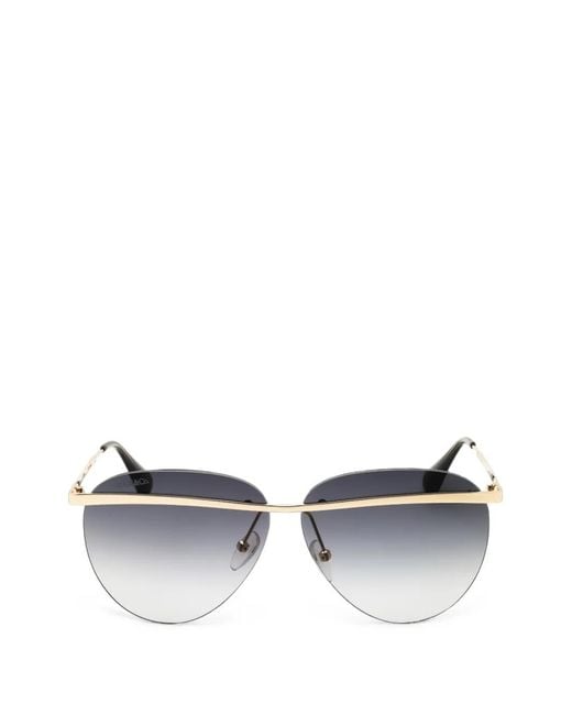 MAX&Co. Metallic Pilot-Frame Sunglasses
