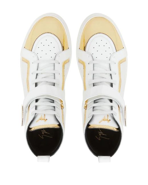 Giuseppe Zanotti Natural Zenas High-Top Sneakers