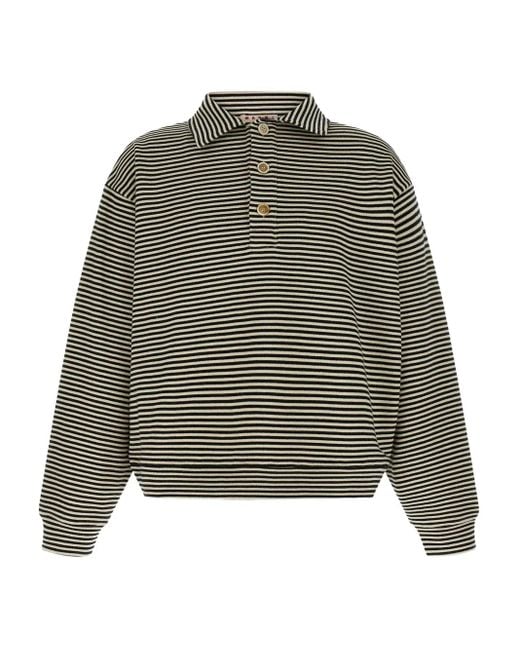 Camicia A Righe di Marni in Green da Uomo