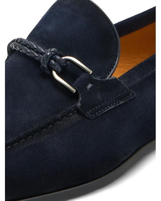 メンズ Magnanni Shoes ストラップ ローファー Blue