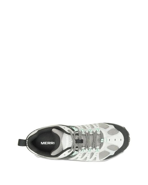 Merrell White Gore-Tex Panelled Sneakers