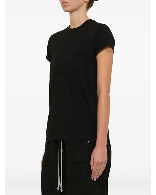 Rick Owens Black Crew-Neck Short-Sleeve T-Shirt