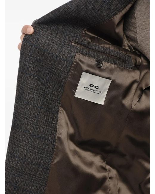 Corneliani Gray Single-Breasted Blazer for men