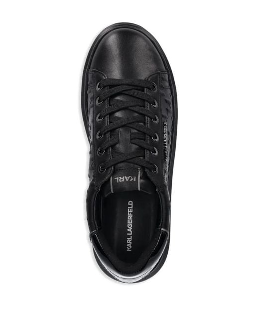 Karl Lagerfeld Black Kapri Sneakers for men