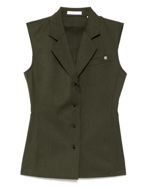 Helmut Lang Modest ベスト Green