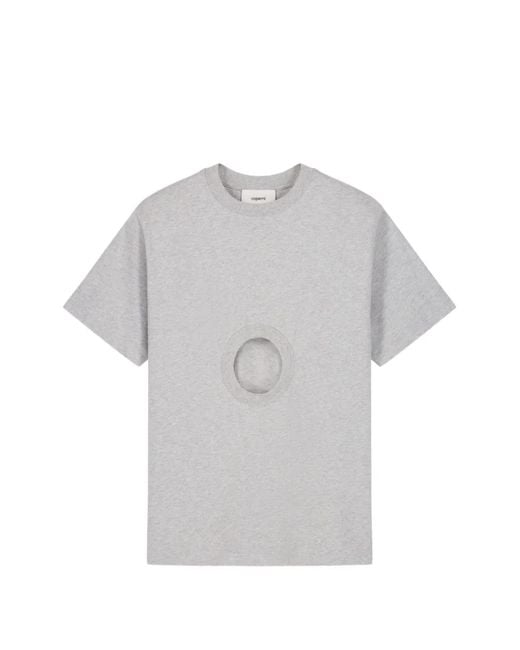 Coperni Gray T-Shirt Window À Ouverture Circulaire