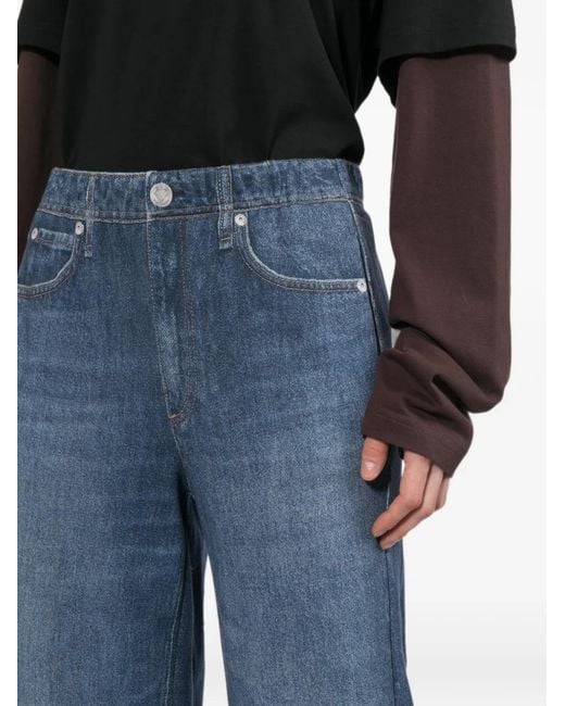 Rag & Bone Blue Jean À Taille Élastiquée