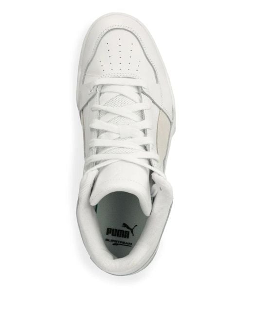 PUMA White Slipstream Hi Sneakers for men