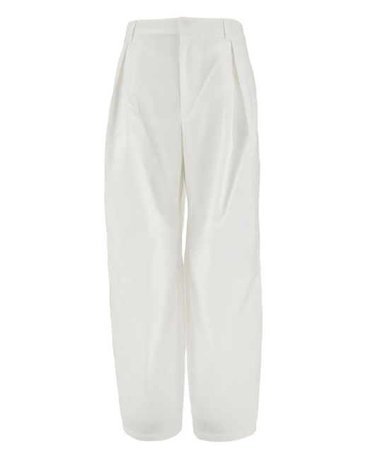 ARMARIUM White Loose-Fit Trousers
