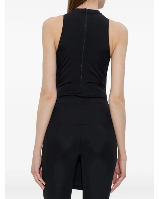 Vetements Blue Sleeveless Mock-Neck Body