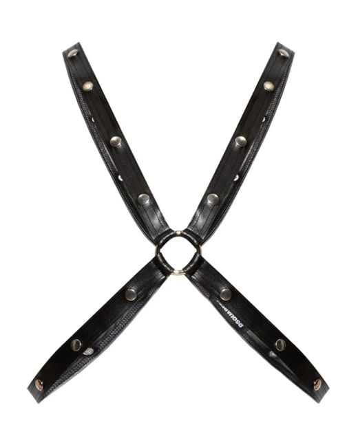 DSquared² Black Criss-Cross Straps for men