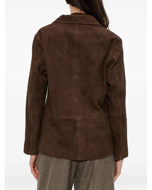 Officine Generale Brown Kataline Patch-Pocket Jacket