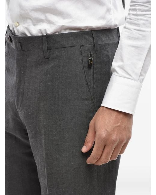 Corneliani Gray Academy Tailored Trousers for men