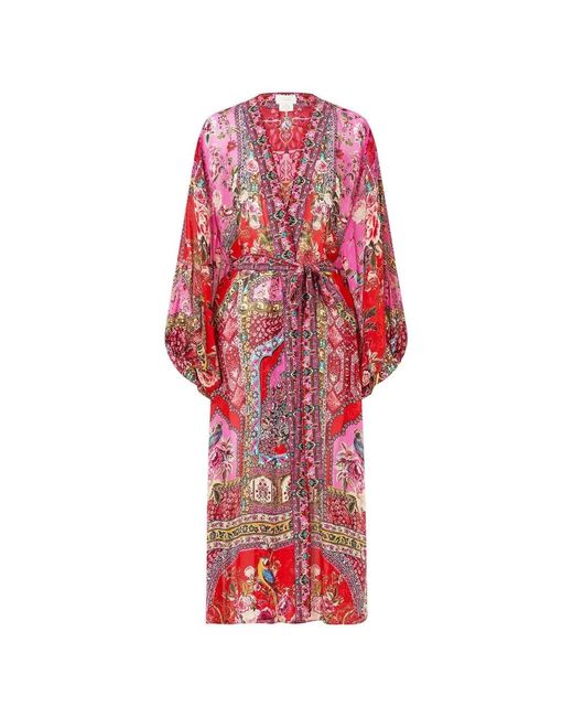 Camilla Red Veste À Manches Amples
