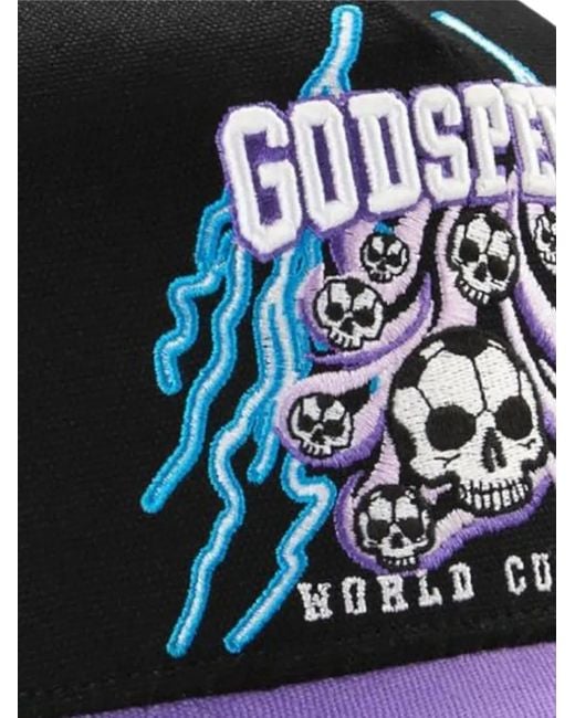 Godspeed White Voltage Embroidered Cap for men