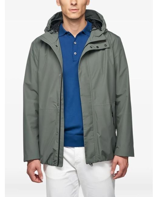 Geox Blue Doray Hooded Jacket for men