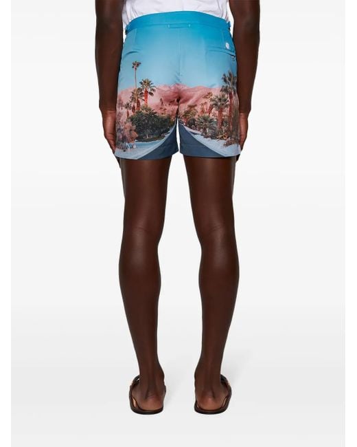 Orlebar Brown Blue The Webster Swim Shorts for men