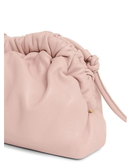 Mansur Gavriel Pink Mini Cloud Clutch Bag