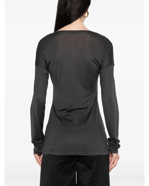 Lemaire シルク Tシャツ ブラック | Lyst