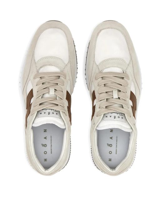Hogan White Interactive Sneakers for men