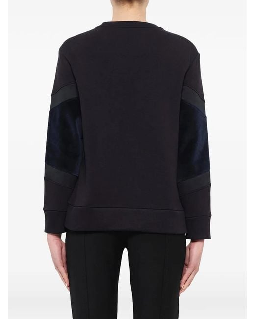 Neil Barrett Black Panelled Sweatshirt