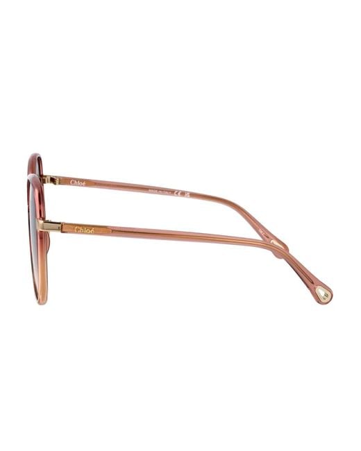 Chloé Brown Oversized-Frames Sunglasses