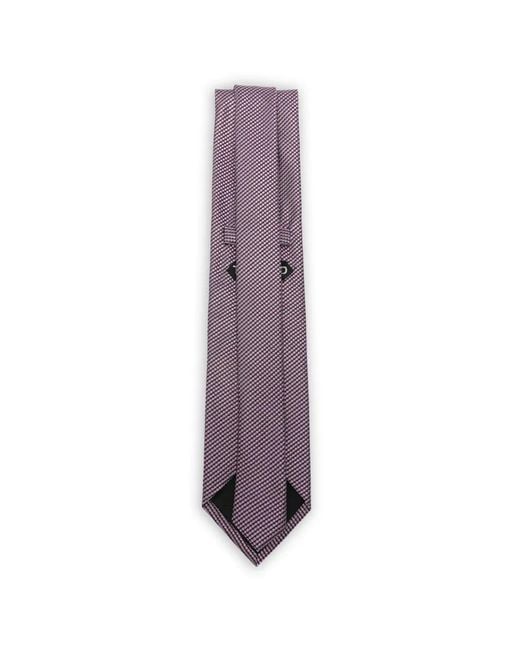 Tom Ford Purple Patterned Tie for men