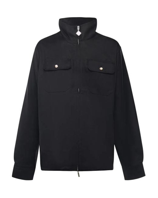Casablanca Blue Workwear Zip Jacket for men