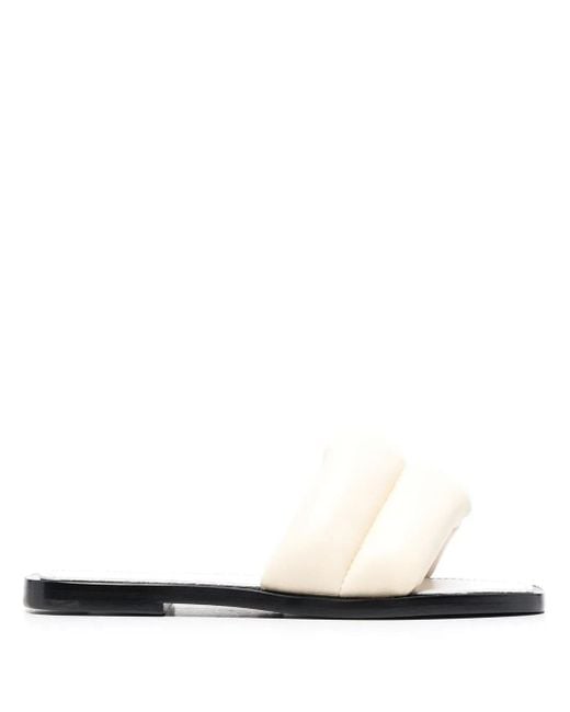 Proenza Schouler Natural Padded Slip-On Sandals