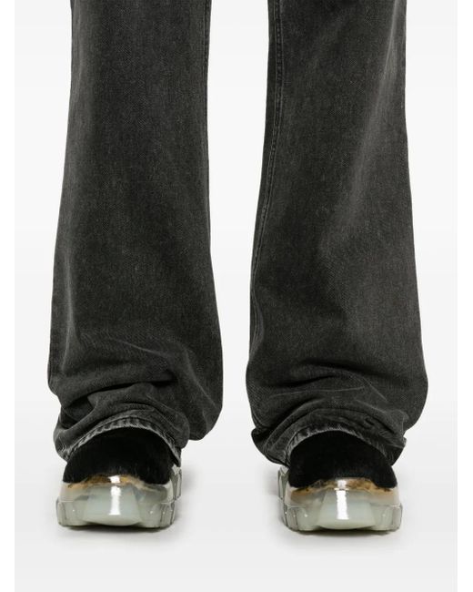 McQueen Gray Straight-Leg Jeans for men