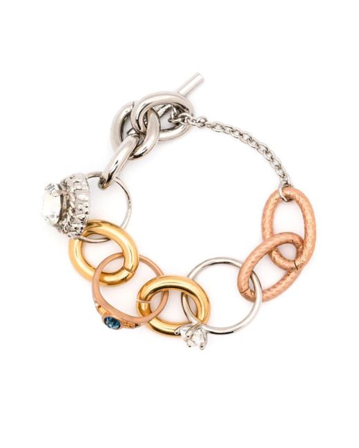 Marni Metallic Ring-embellished Bracelet