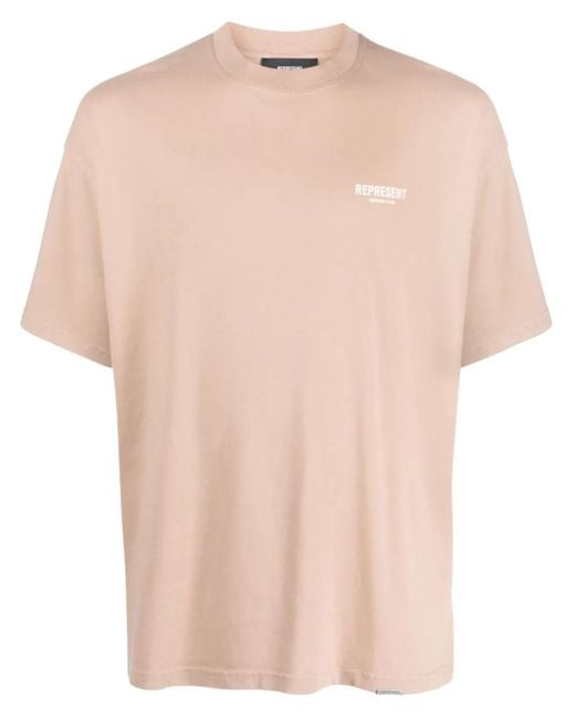 T-Shirt En Coton À Logo Imprimé Represent pour homme en coloris Natural