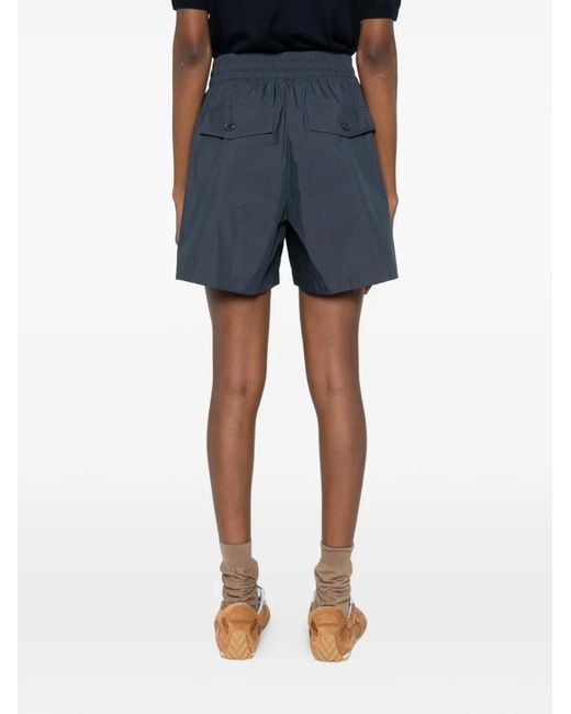 P.A.R.O.S.H. Blue Drawstring Shorts